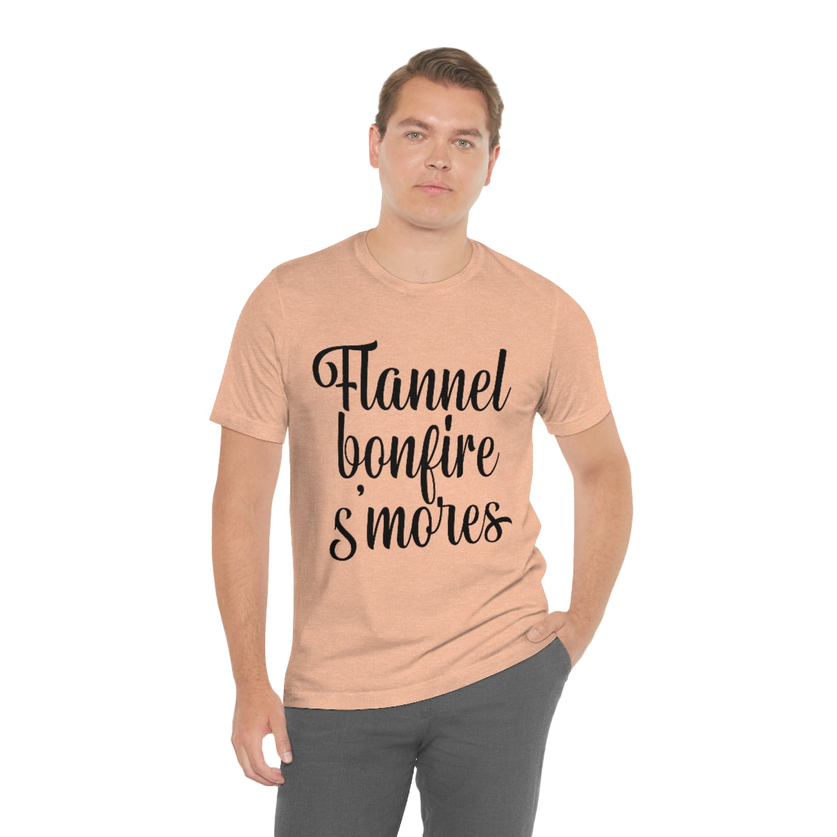 Flannel Bonfires S'mores Tee