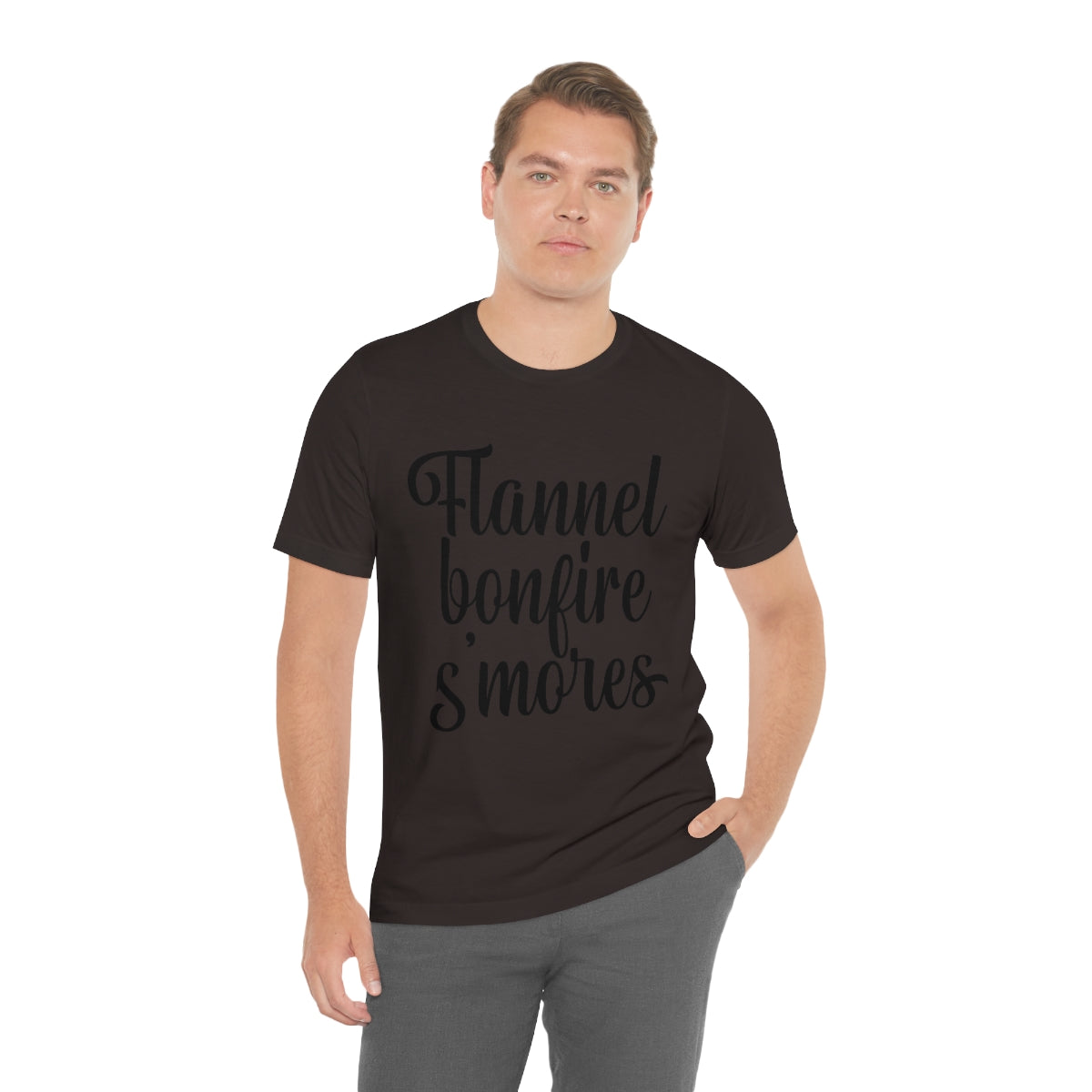 Flannel Bonfires S'mores Tee