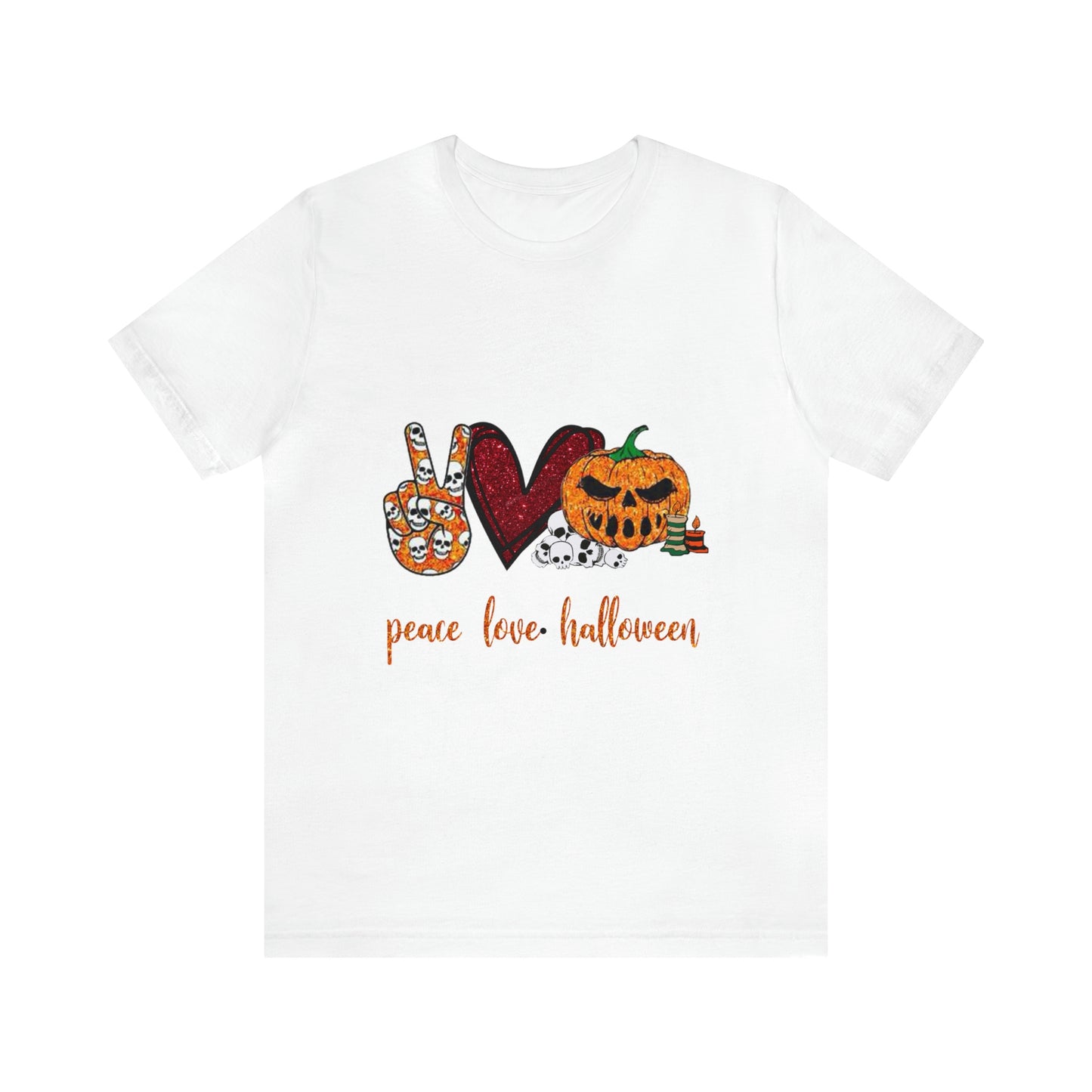 Peace, Love, & Halloween Unisex Shirt