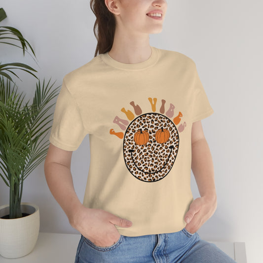 Fall Vibes Smiley Tee