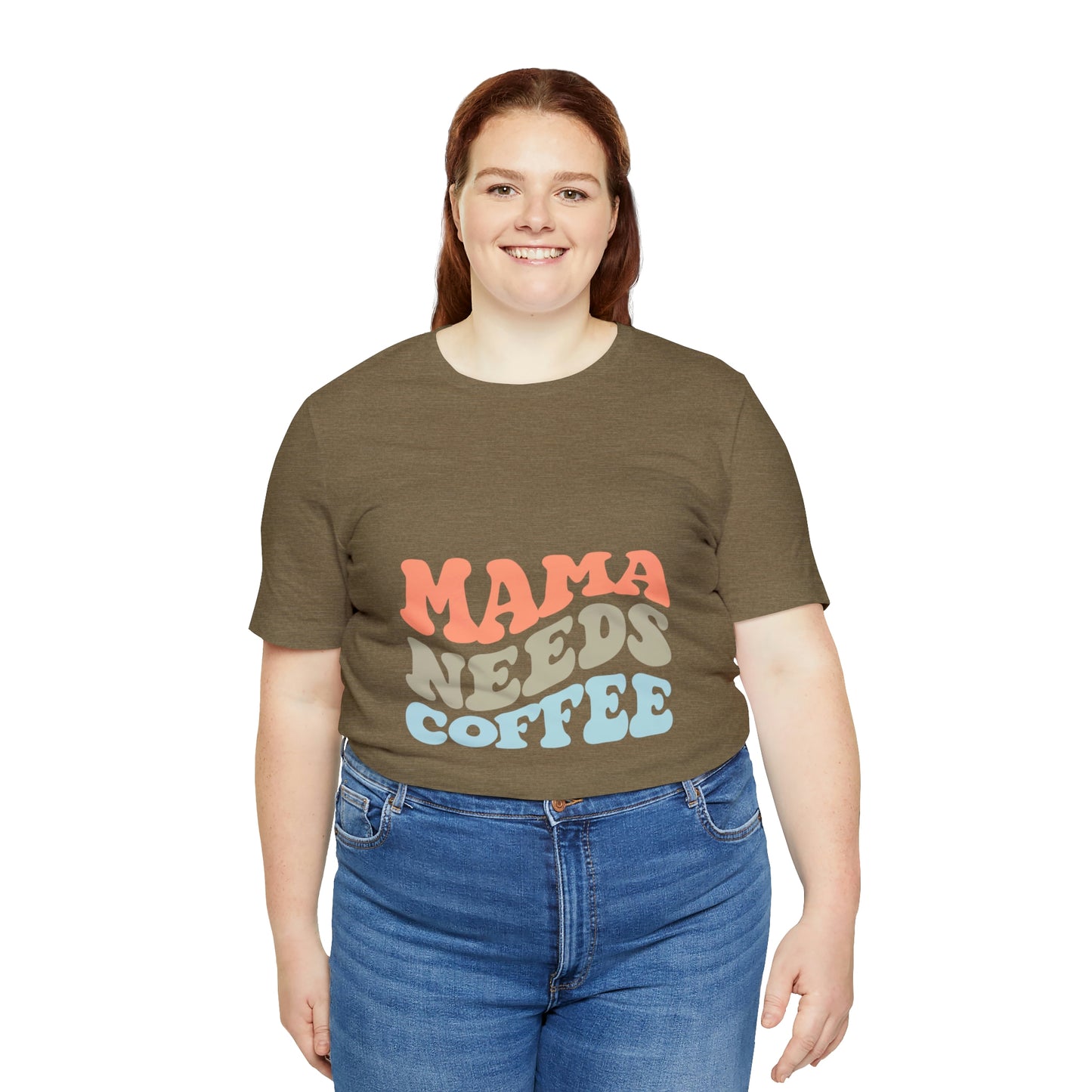 Mama Needs Coffee Jersey Short Sleeve Tee