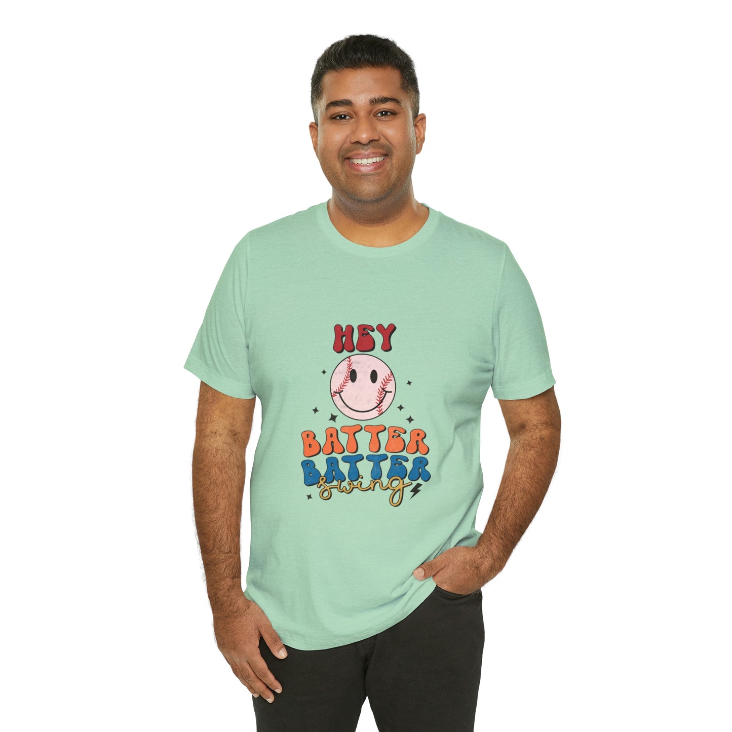 Hey Batter Batter Swing Short Sleeve Tee