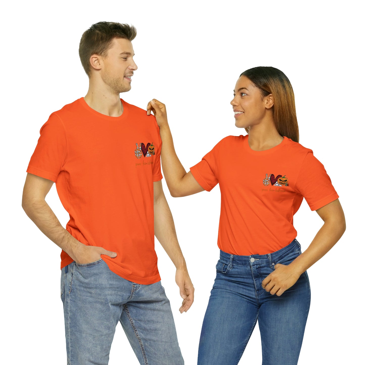 Peace.Love.Halloween Unisex Tee