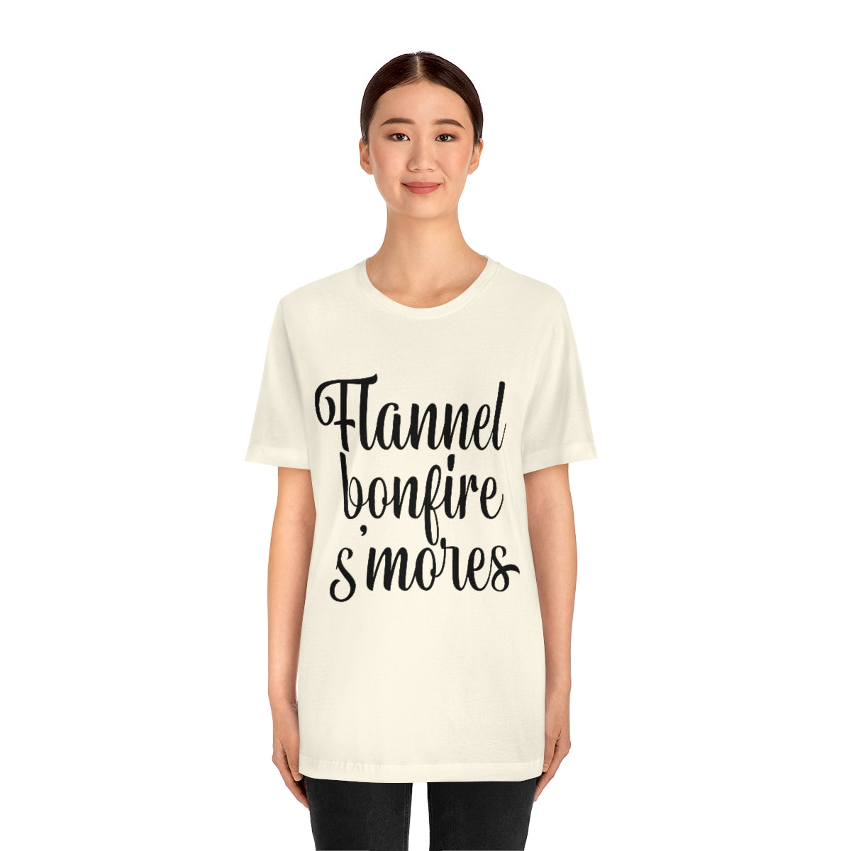 Flannel Bonfires S'mores Tee