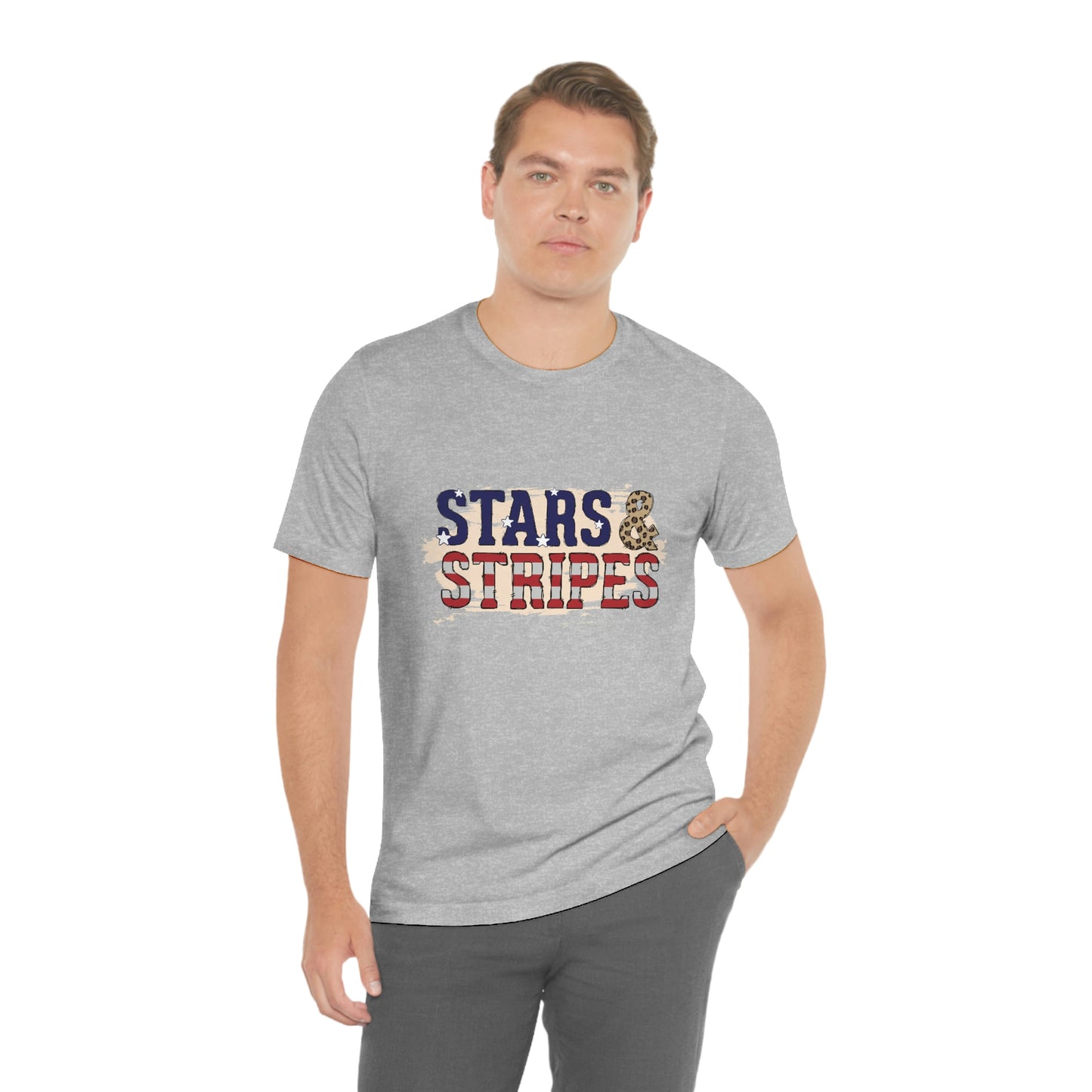 Stars and Stripes Unisex Jersey Short Sleeve Tee