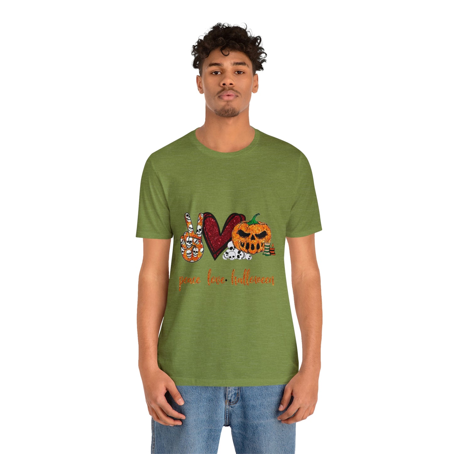 Peace, Love, & Halloween Unisex Shirt