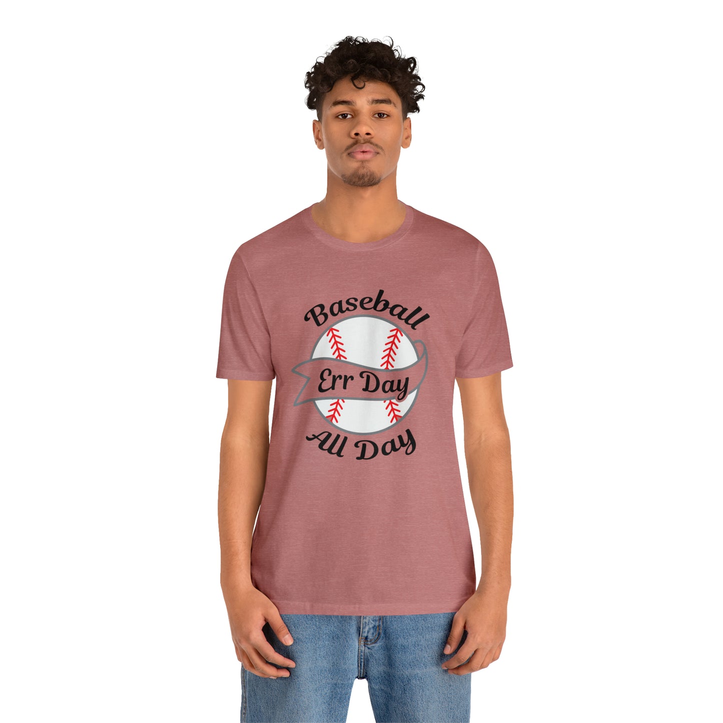 Baseball All Day Err Day Jersey Short Sleeve Tee