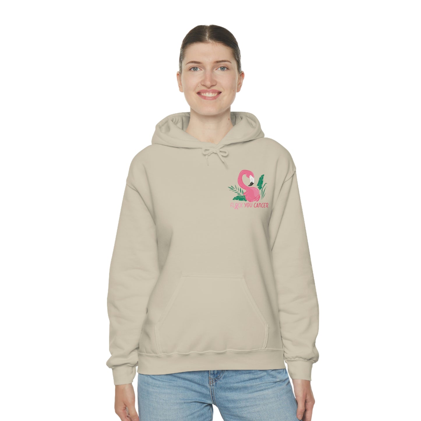 Flock You Cancer Unisex Heavy Blend™ Hooded Sweatshirt