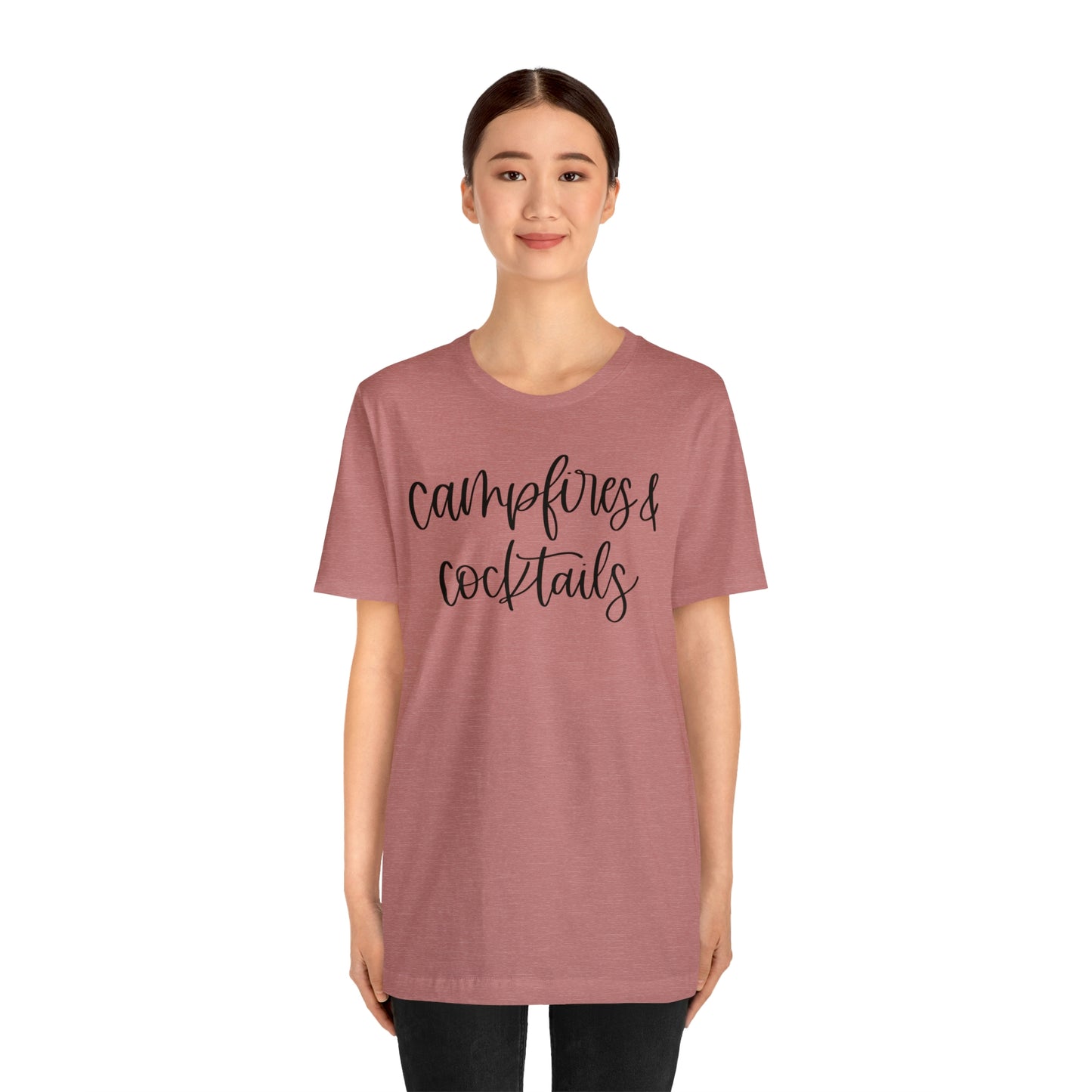 Campfire and Cocktails Short Sleeve Tee