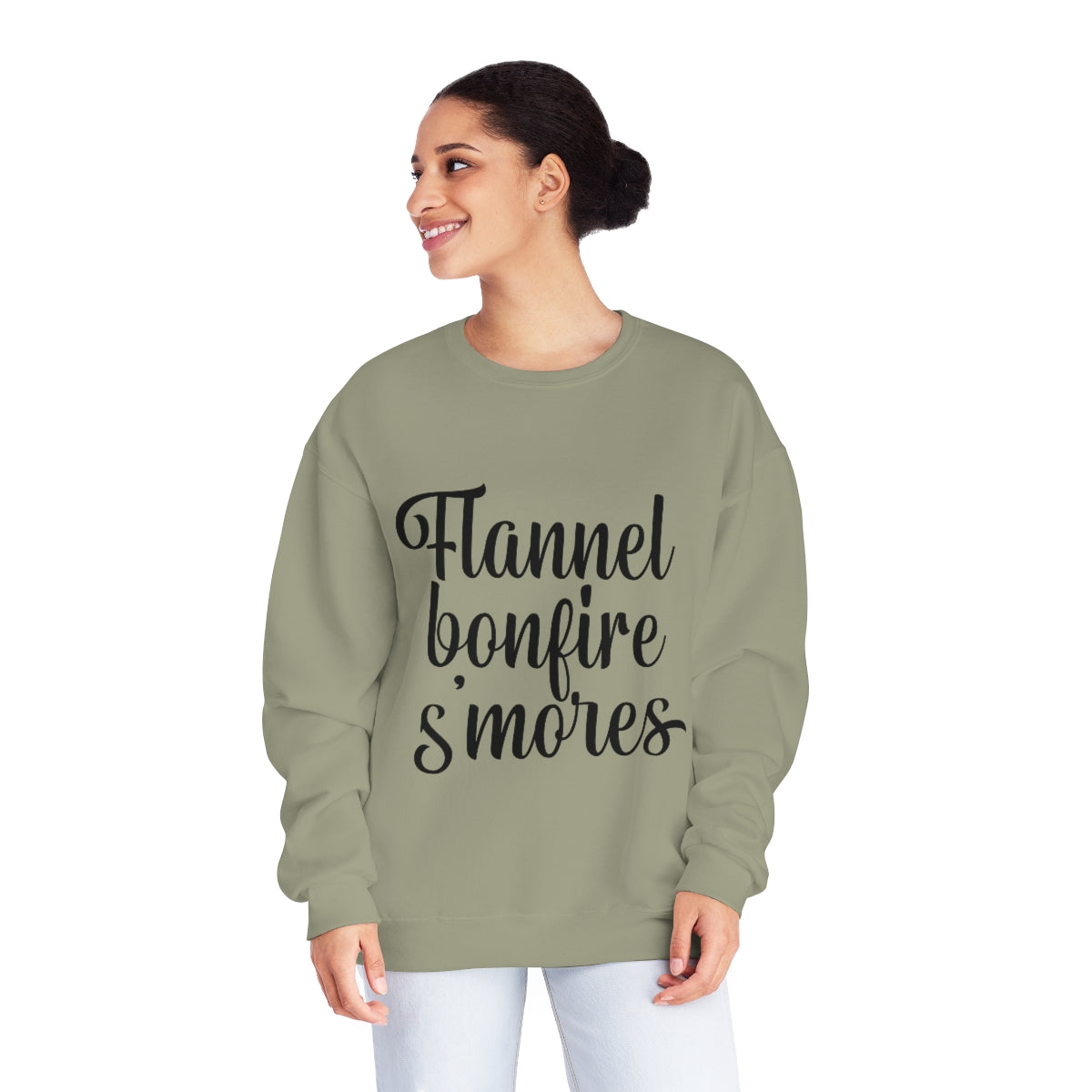 Flannel Bonfire S'mores Sweatshirt