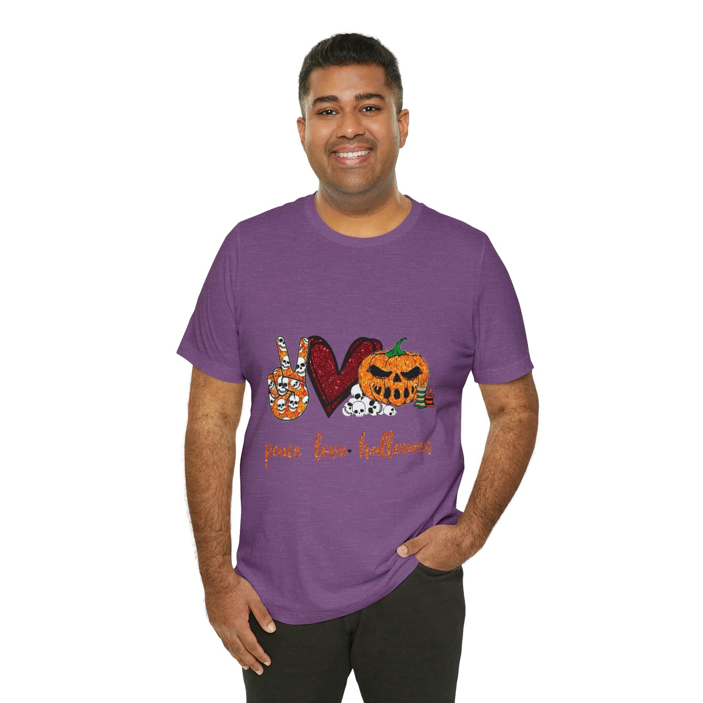 Peace, Love, & Halloween Unisex Shirt