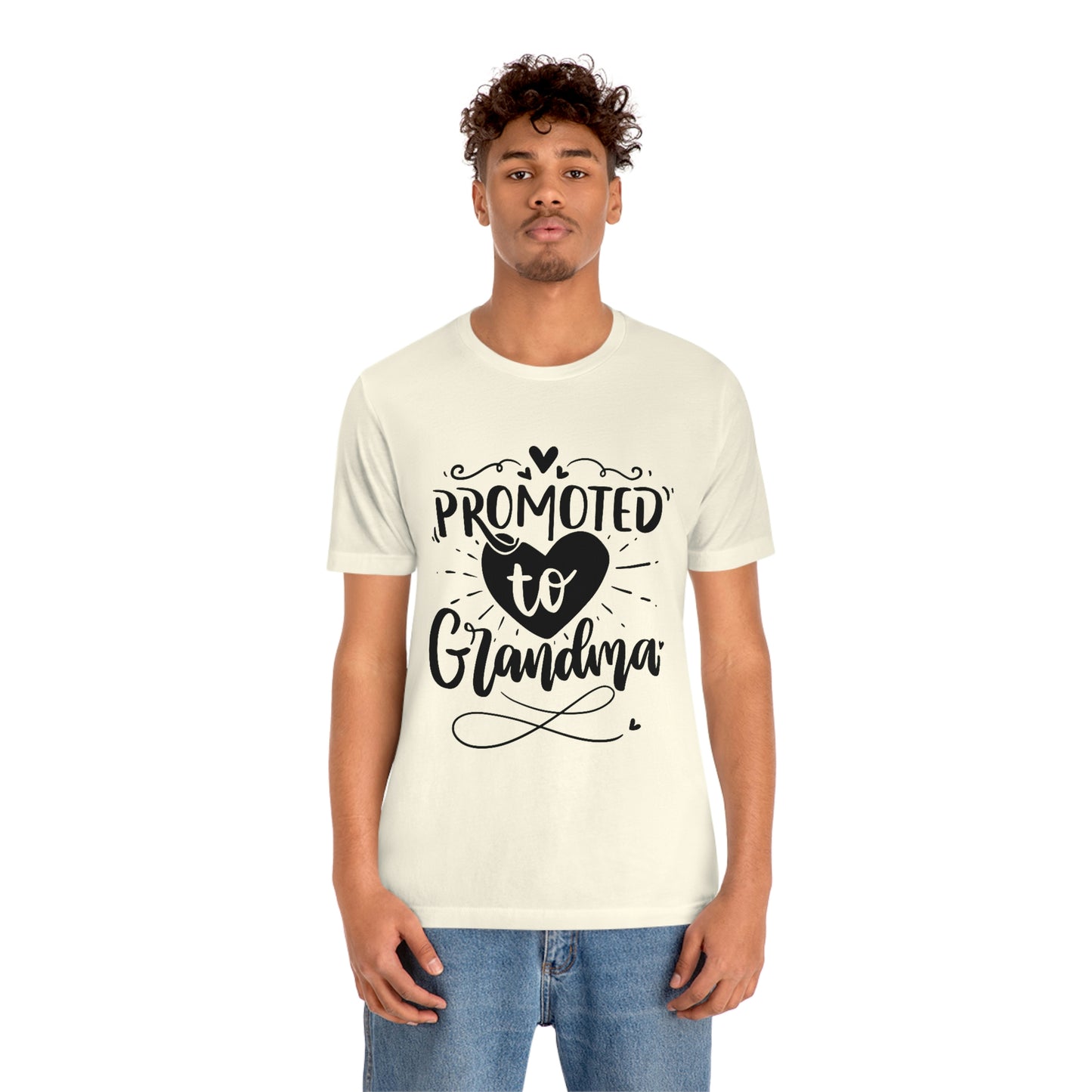 Promoted to Grandma Jersey Short Sleeve Tee