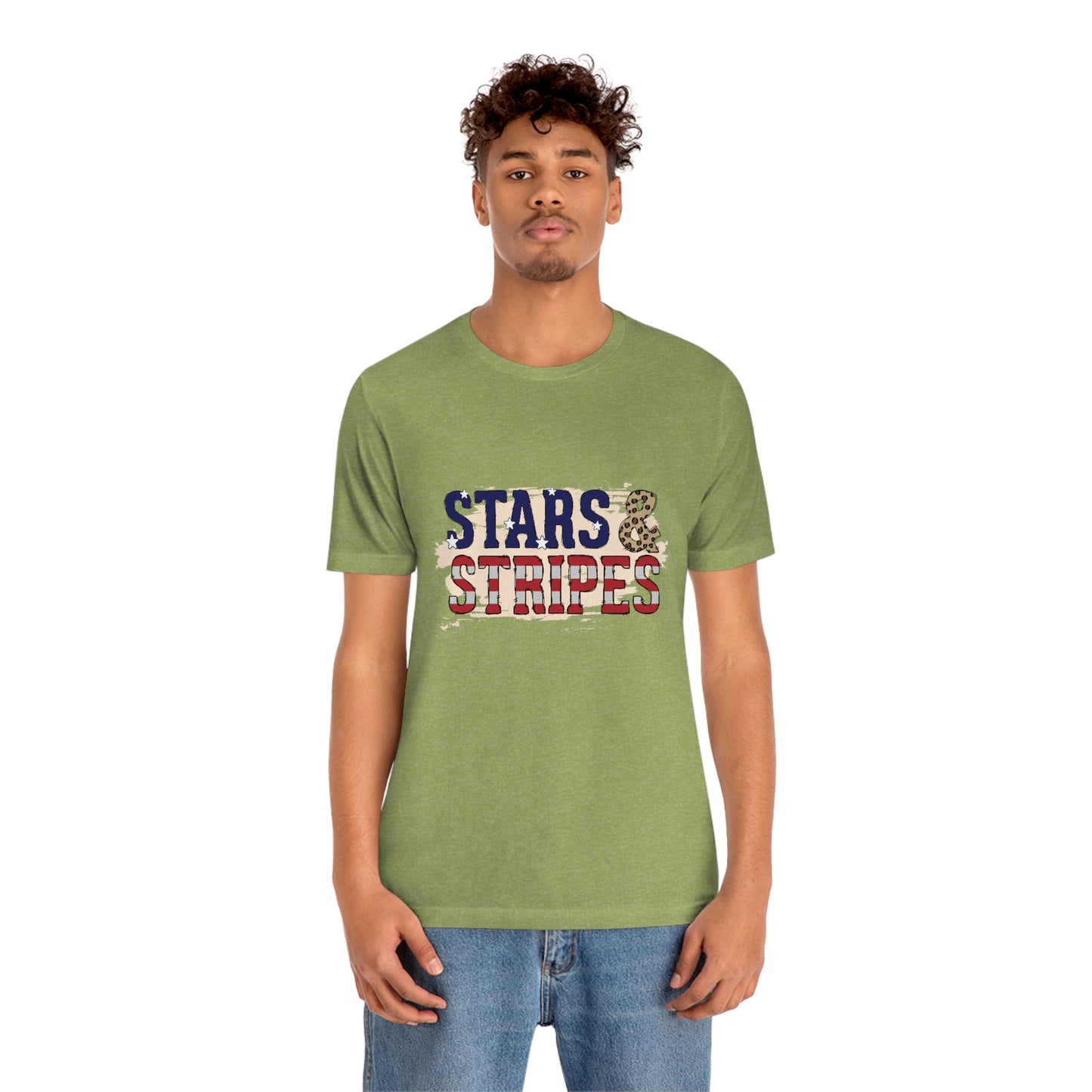 Stars and Stripes Unisex Jersey Short Sleeve Tee