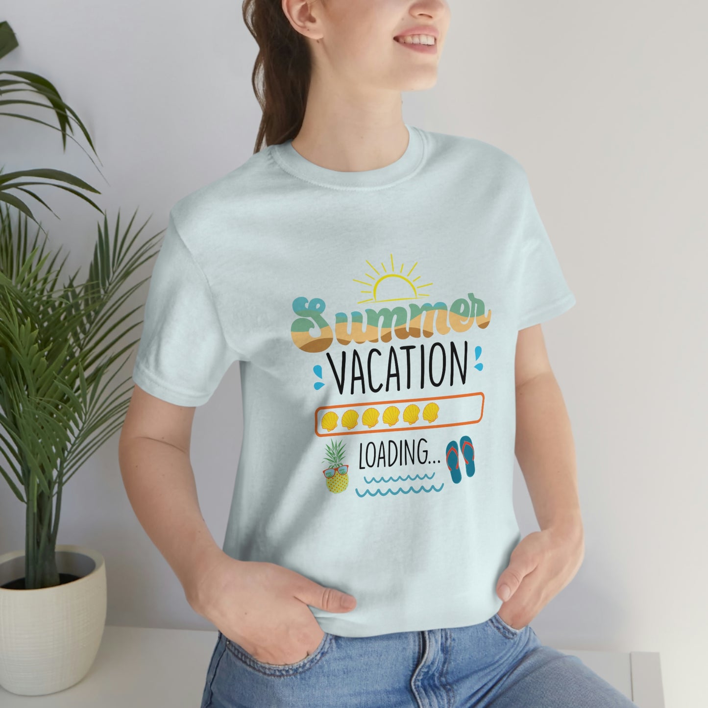 Summer Vacation Unisex Jersey Short Sleeve Tee