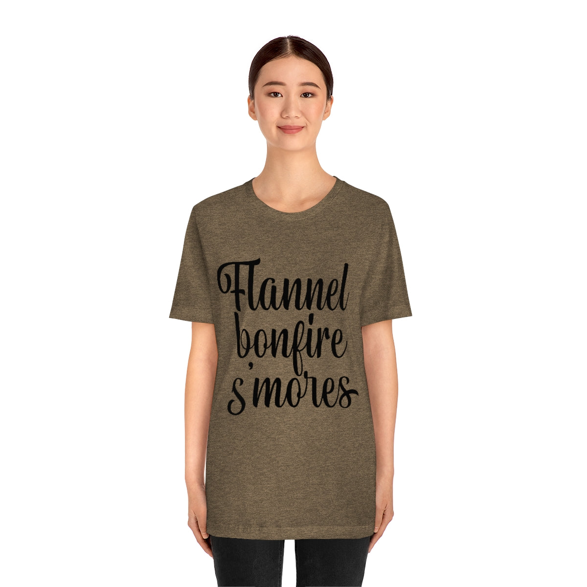 Flannel Bonfires S'mores Tee