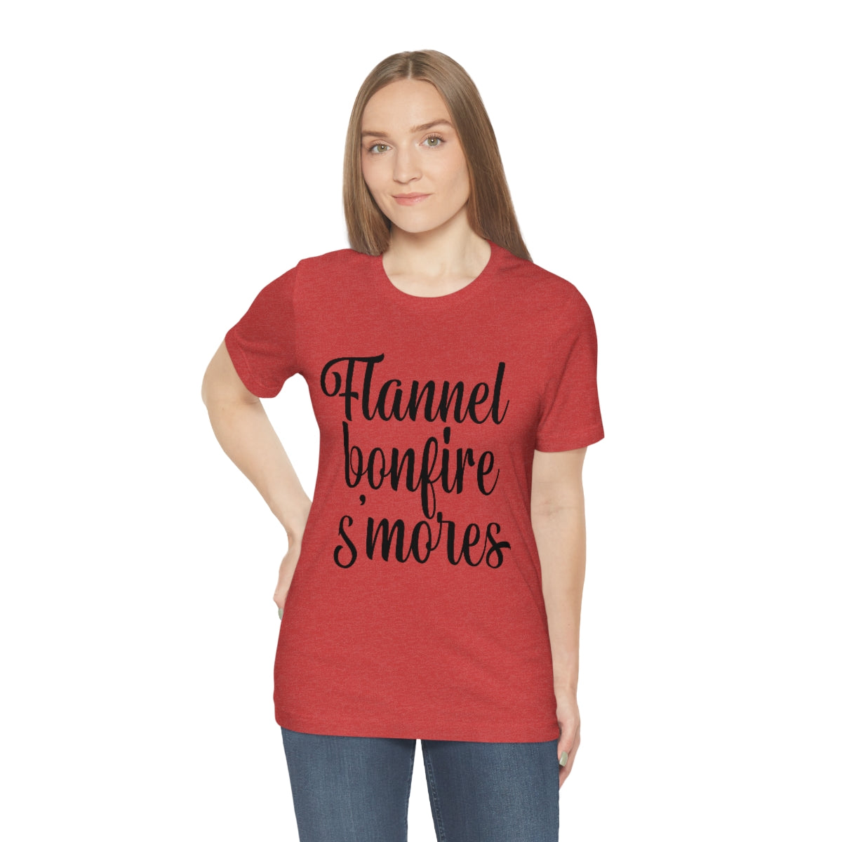 Flannel Bonfires S'mores Tee