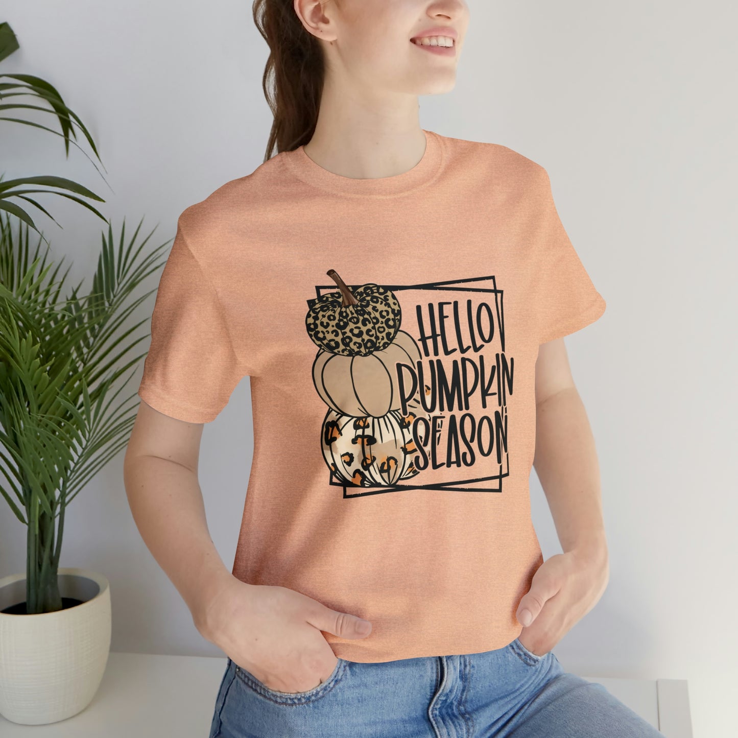 Hello Pumpkin Season Unisex Tee