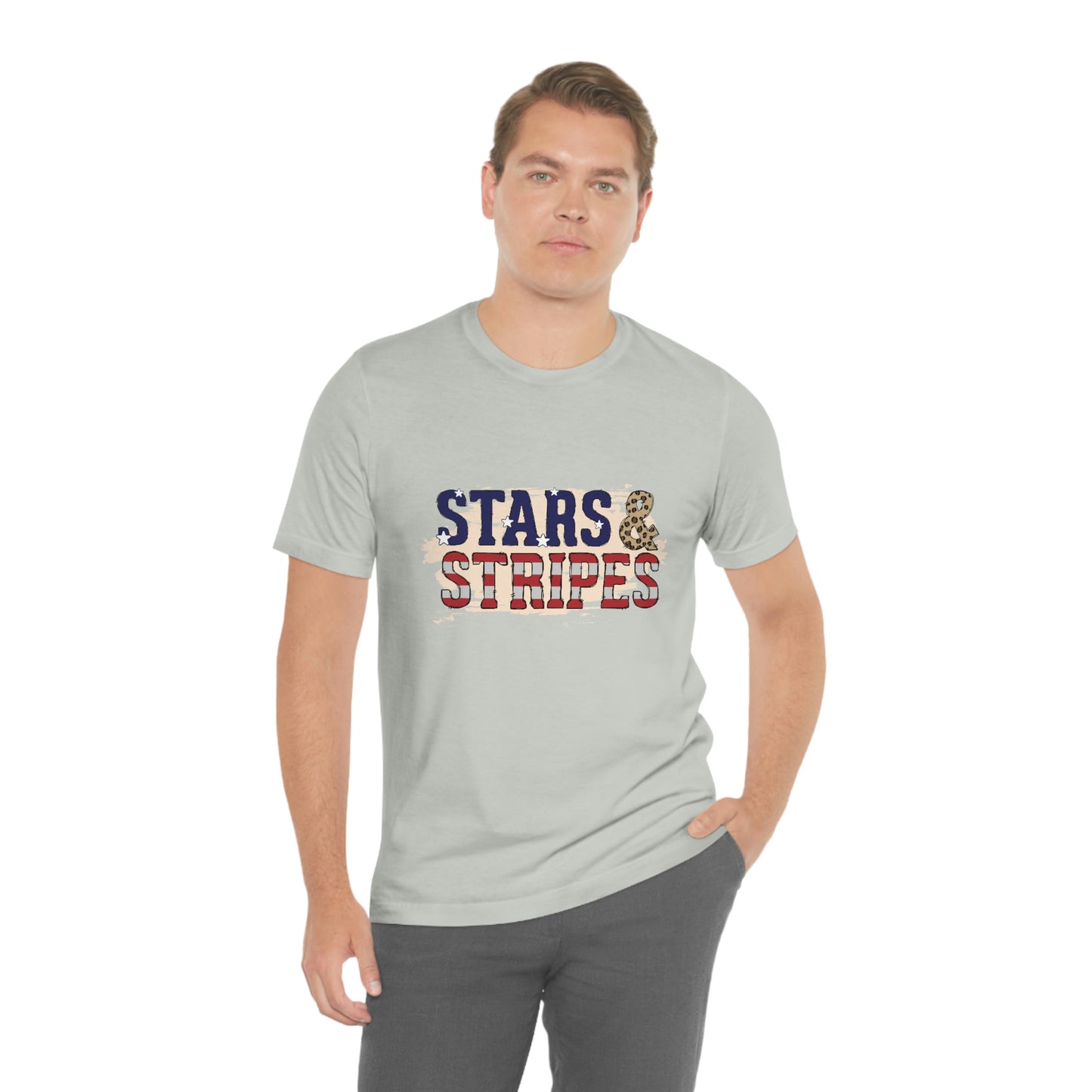 Stars and Stripes Unisex Jersey Short Sleeve Tee