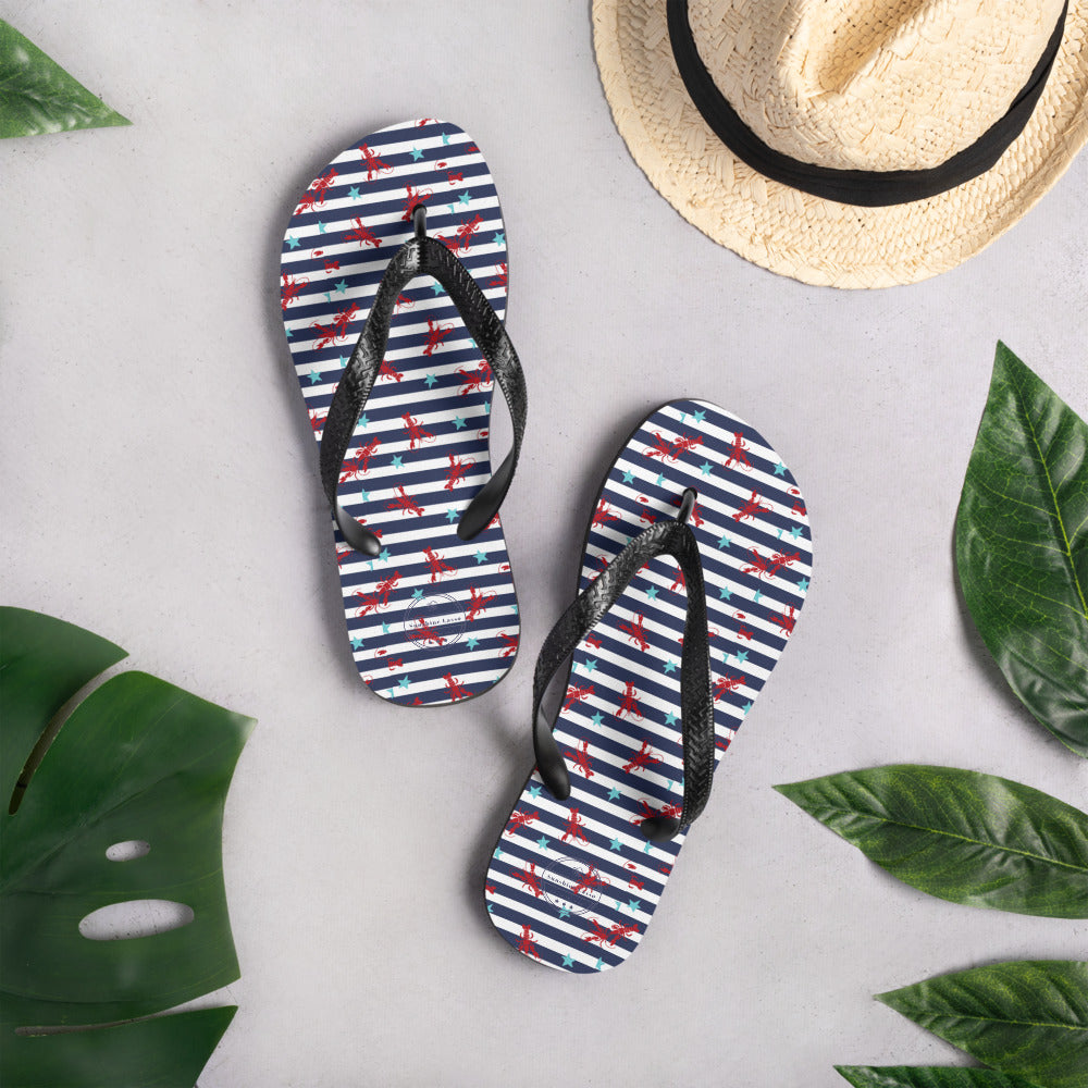 Sunshine Lasso Lobster Flip-Flops