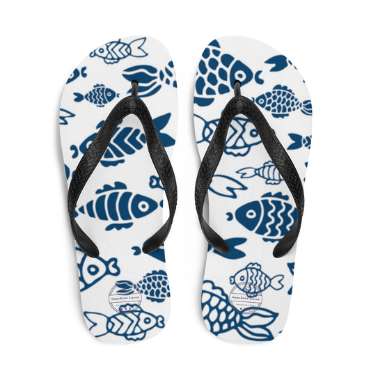 Sunshine Lasso 'Fish in the Sea' Flip-Flops