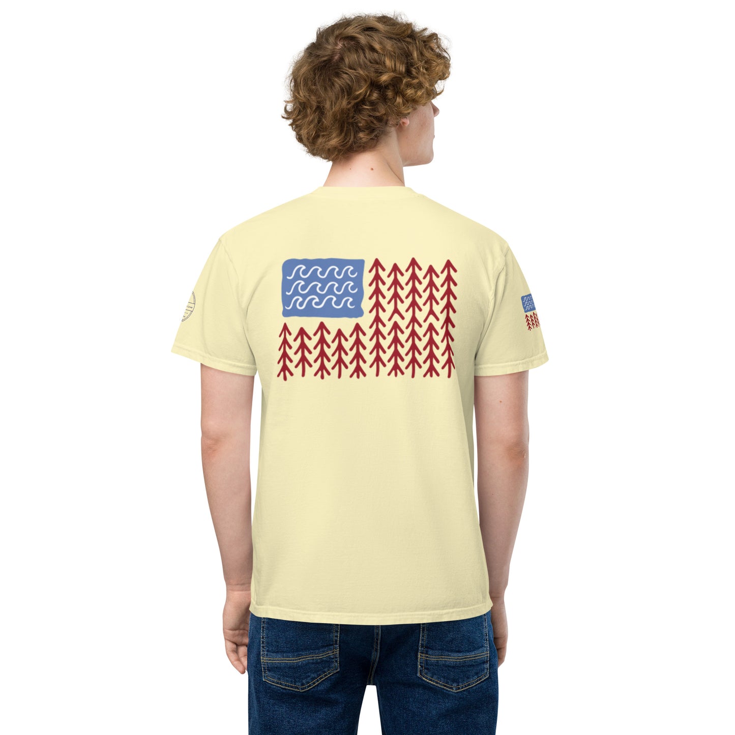 Unisex Sunshine Lasso pocket FLAG t-shirt