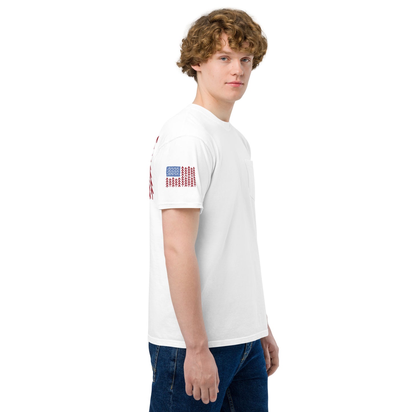 Unisex Sunshine Lasso pocket FLAG t-shirt