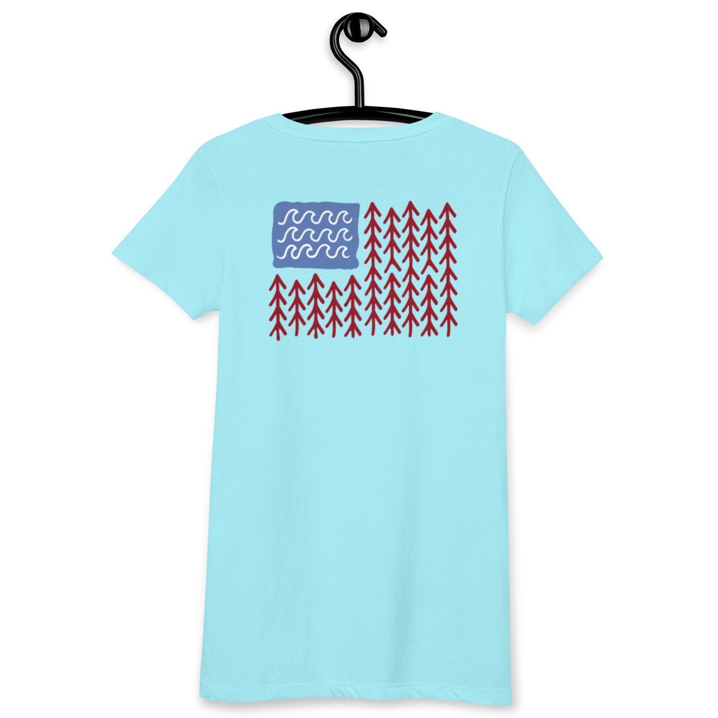 Women’s fitted Sunshine Lasso FLAG t-shirt