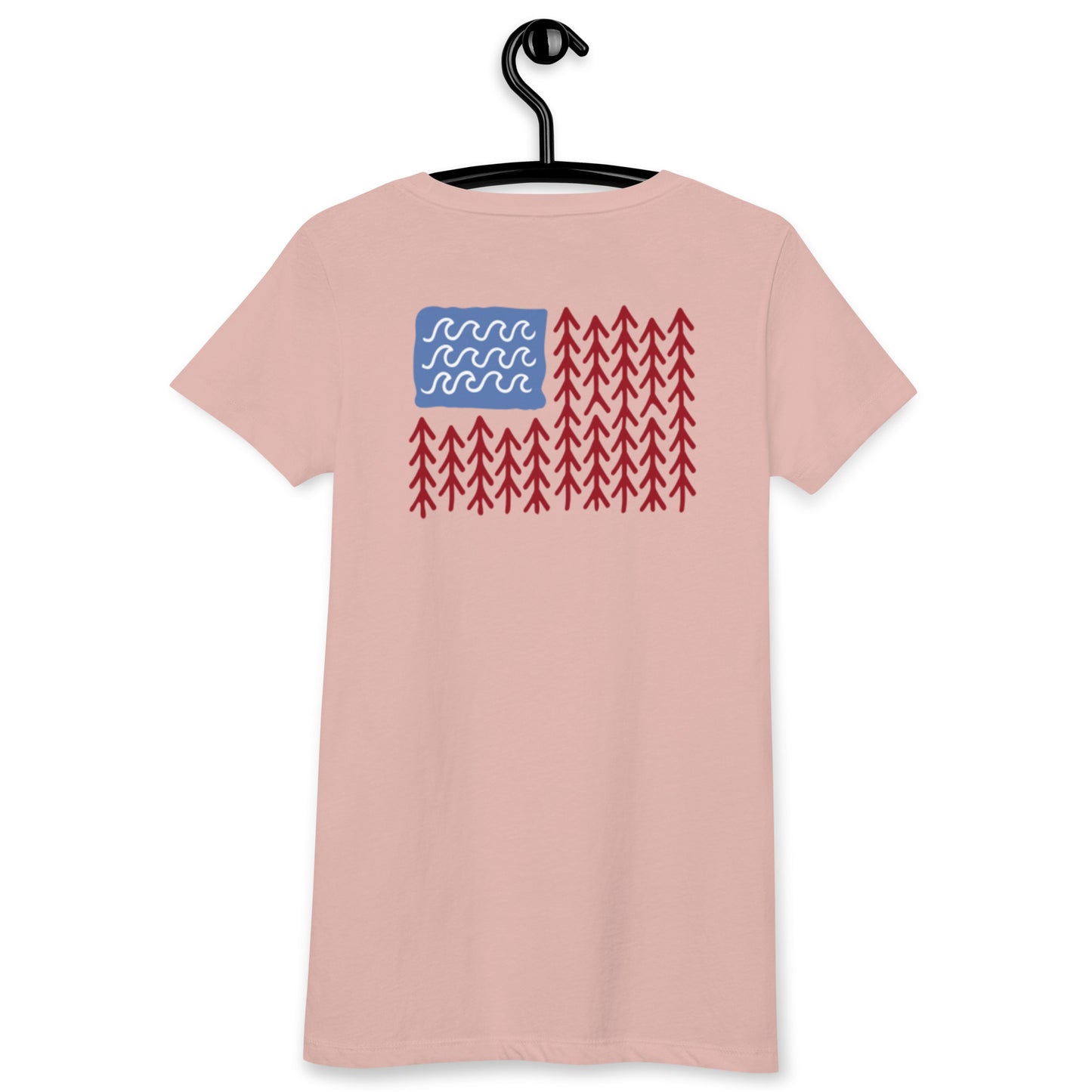 Women’s fitted Sunshine Lasso FLAG t-shirt