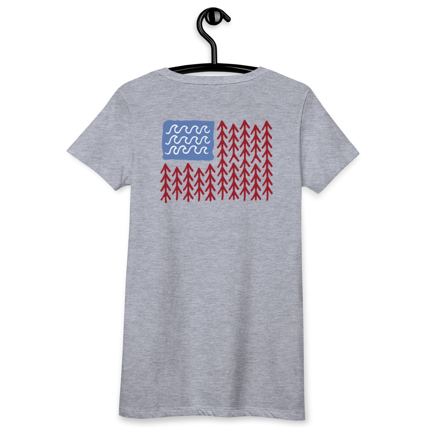 Women’s fitted Sunshine Lasso FLAG t-shirt