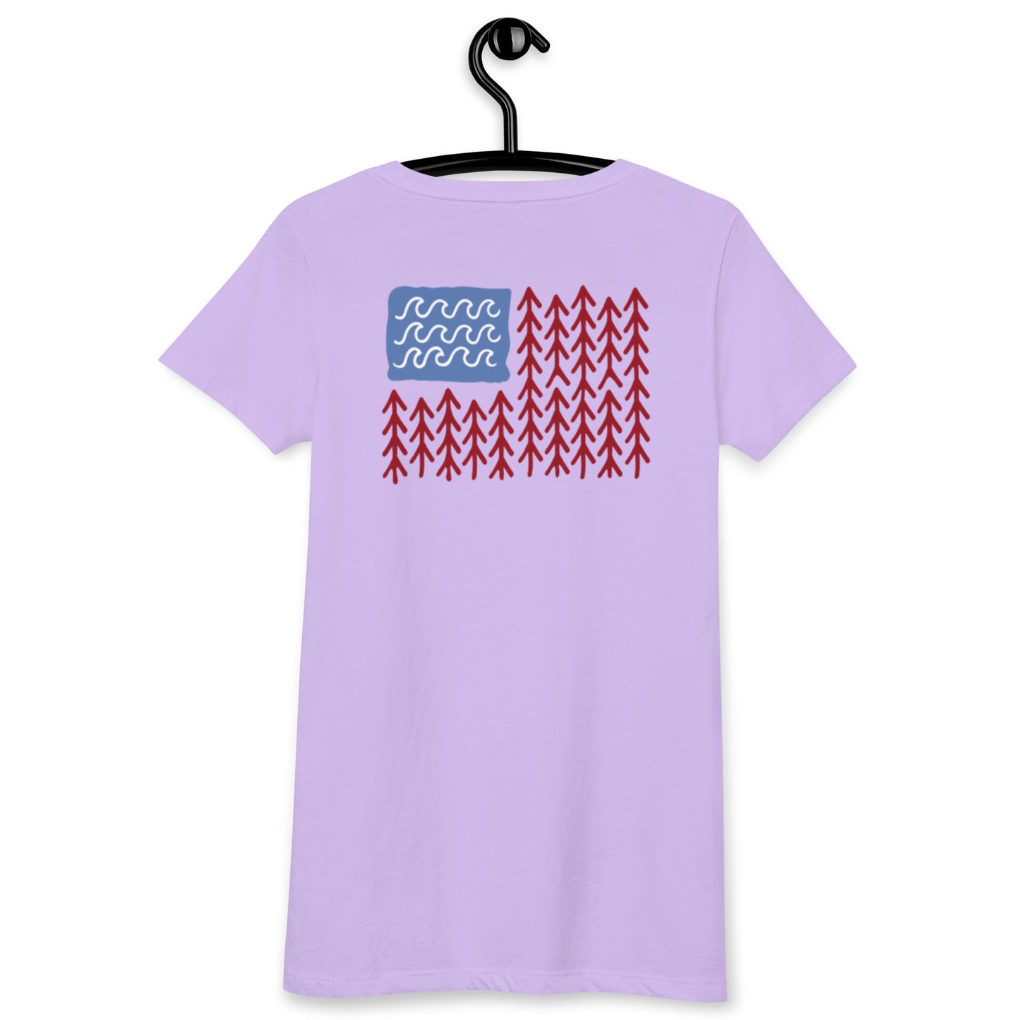 Women’s fitted Sunshine Lasso FLAG t-shirt